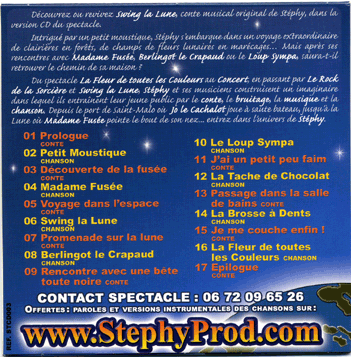 spectacle pour enfant un cd de stphyprod pour les enfants