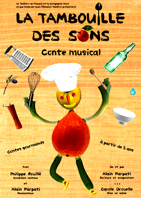 Conte Musical La tambouille des sons ,affiche
