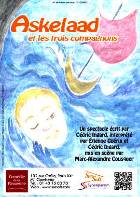 Conte Théâtre Askelaad et les trois compagnons  ,affiche