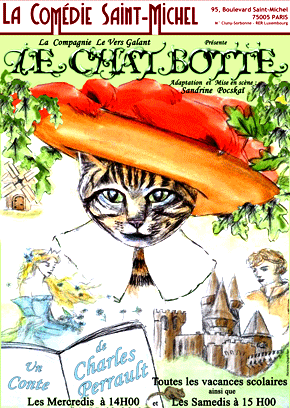 Affiche Spectacle enfant LE CHAT BOTTE 