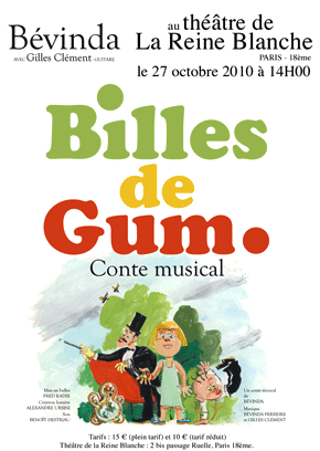 Le spectacle pour enfantConte Musical  Billes de Gum  de Bvinda.