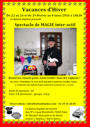 Le spectacle enfant magie