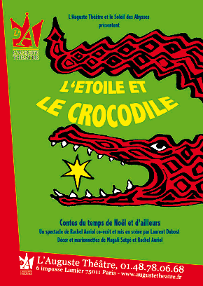 Affiche Théatre Marionettes  L’étoile et le crocodile