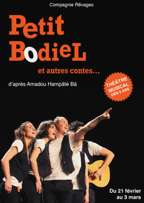 Affiche Spectacle jeune public Petit Bodiel