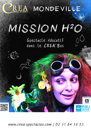 Spectacle enfant  Mission H²0 affiche