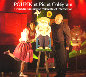 Affiche Commédie Musicale Poupik et pic et colegram