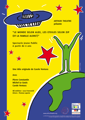 Affiche  Spectacle Enfant  Le monde selon Alex 