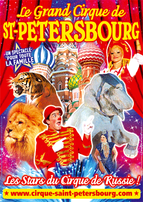 Le Grand Cirque de Saint Pétersbourg Affiche