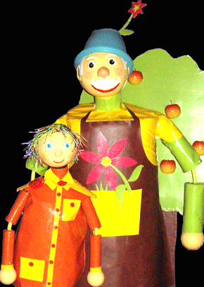 Marionettes musical Jean Petit chez son papi 